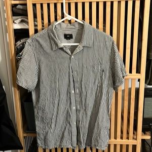 Obey Striped Button Up